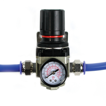 PRIMEFIT Air Regulator With 1/2" Push To Connect Fittings PCR3802G